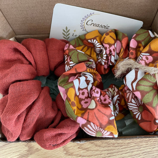LA BOX A OFFRIR CREASOIZ - COULEURS ROUILLE FLORAL