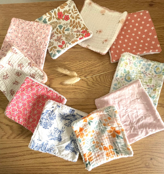 lingette coton lavable