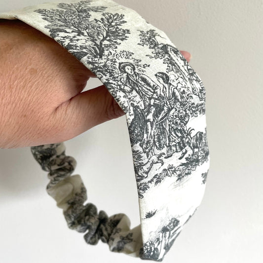 BANDEAU TOILE DE JOUY GRIS "édition limitée"