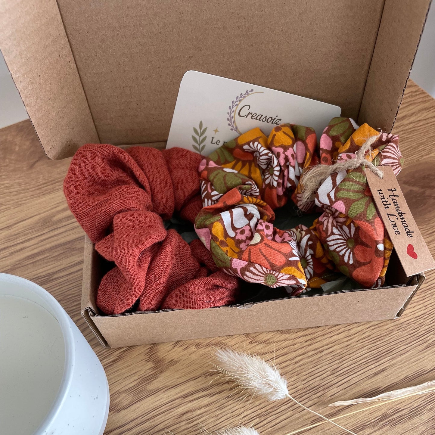 LA BOX A OFFRIR CREASOIZ - COULEURS ROUILLE FLORAL